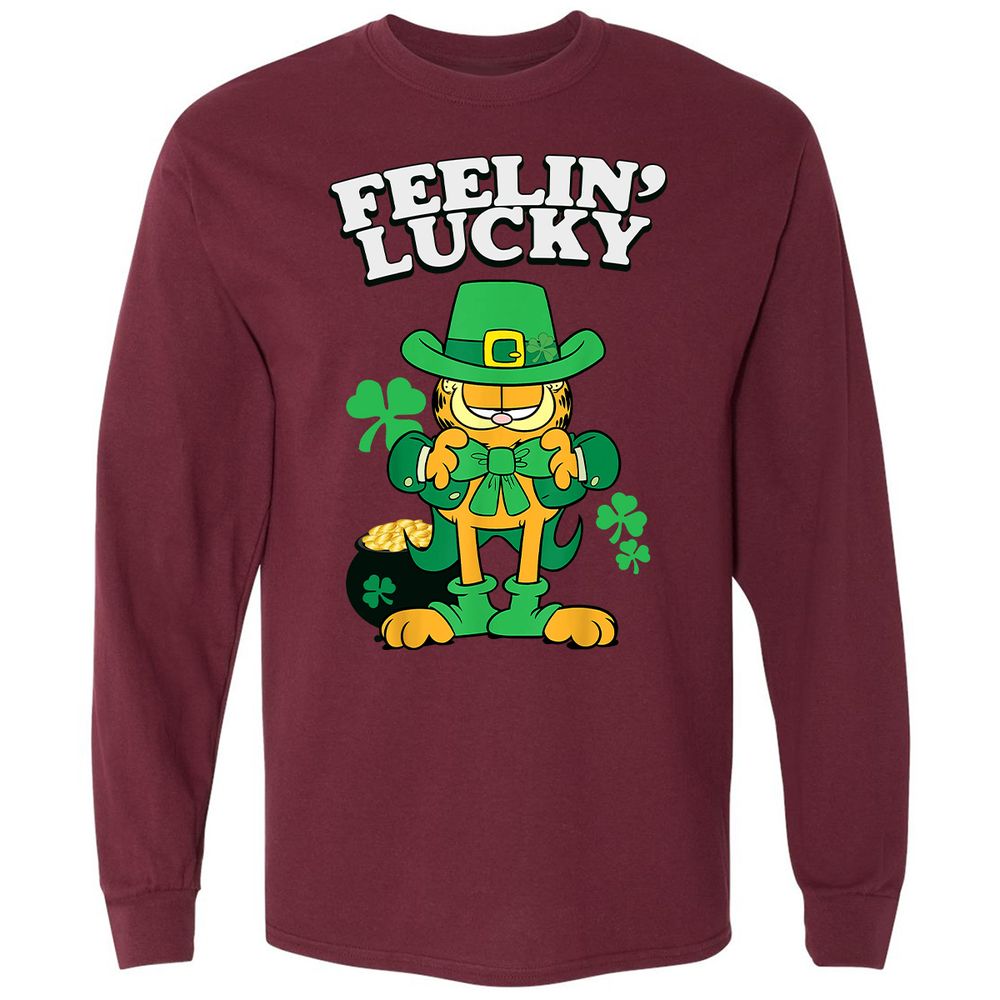 Long Sleeve T-Shirt - 6NHB94ND - Maroon - 11