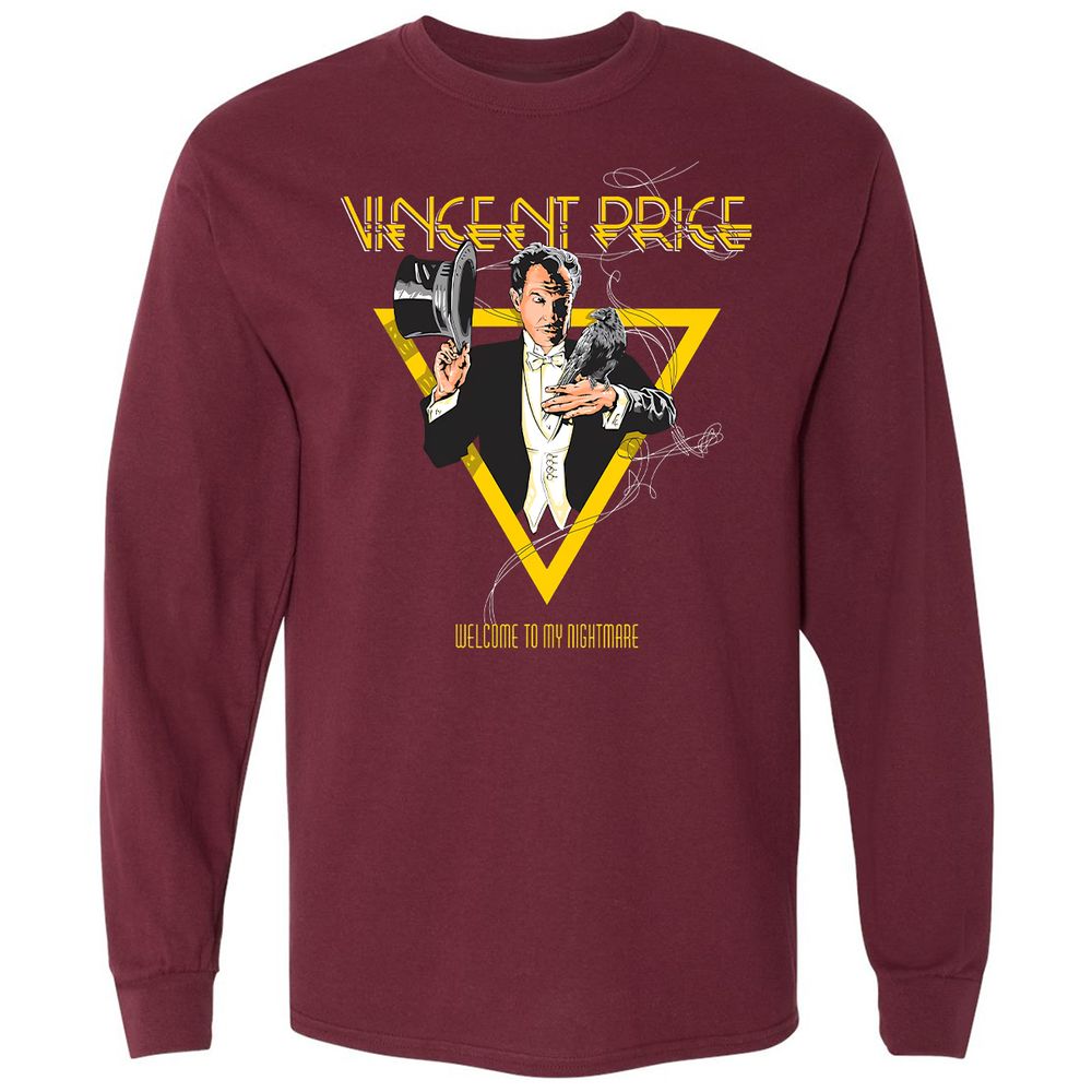 Long Sleeve T-Shirt - T6J9LXDH - Maroon - 11