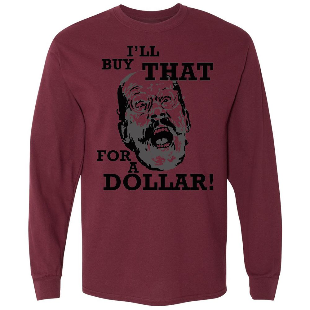Long Sleeve T-Shirt - ZD4L4GMC - Maroon - 11