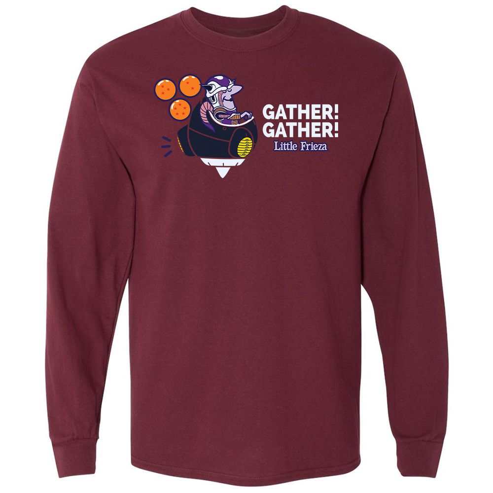 Long Sleeve T-Shirt - HQMJFDCV - Maroon - 11
