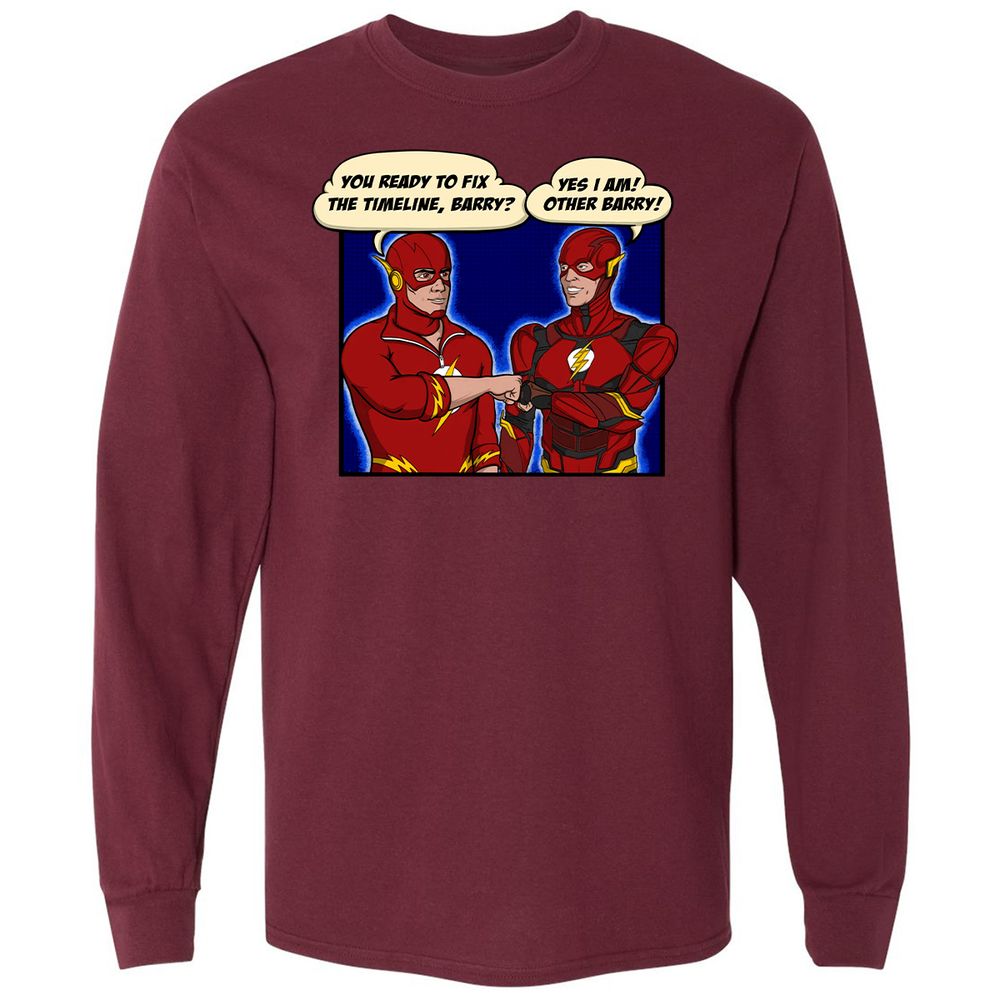 Long Sleeve T-Shirt - 37FW3B4G - Maroon - 11