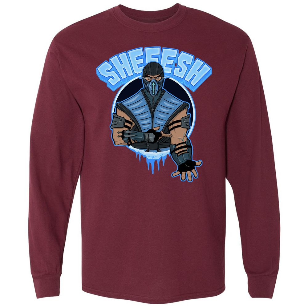 Long Sleeve T-Shirt - 3VQD1VF6 - Maroon - 11