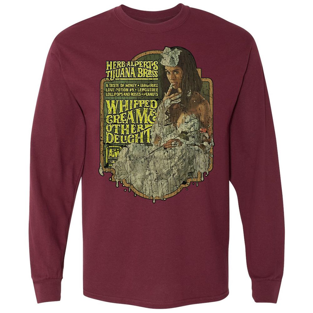 Long Sleeve T-Shirt - K3RKJRBY - Maroon - 11