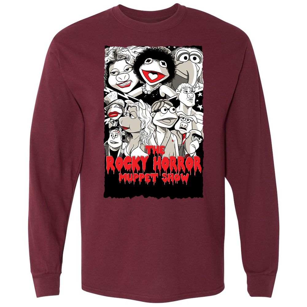 Long Sleeve T-Shirt - 469UP1QD - Maroon - 11