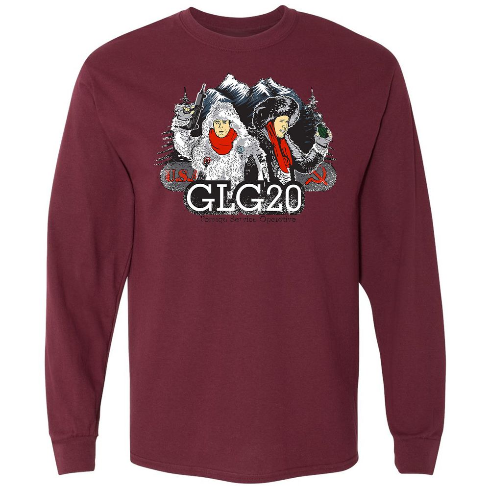 Long Sleeve T-Shirt - 5HUCY874 - Maroon - 11