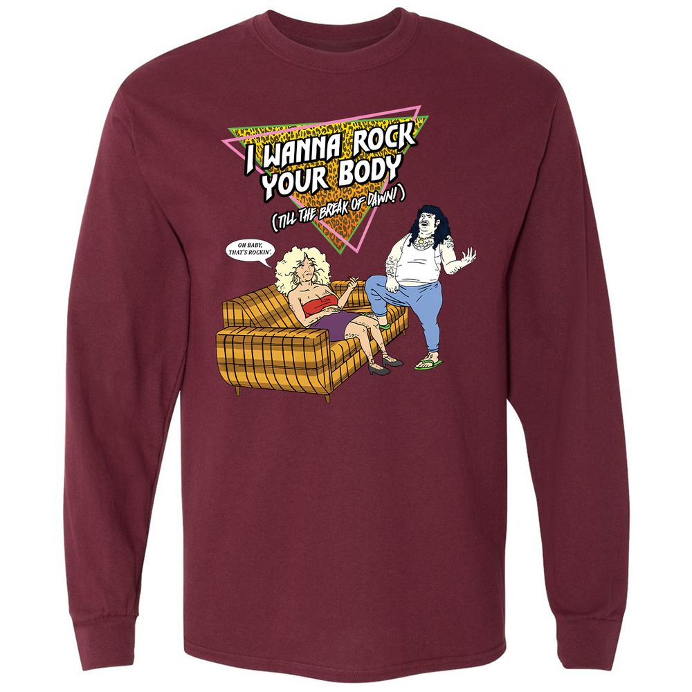 Long Sleeve T-Shirt - JNJ1DX3X - Maroon - 11