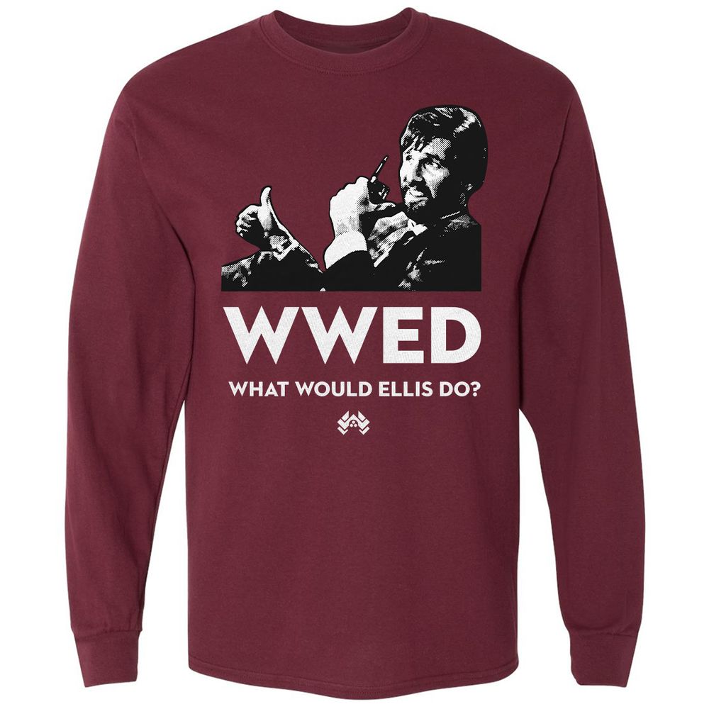Long Sleeve T-Shirt - 3ULS6J2Z - Maroon - 11