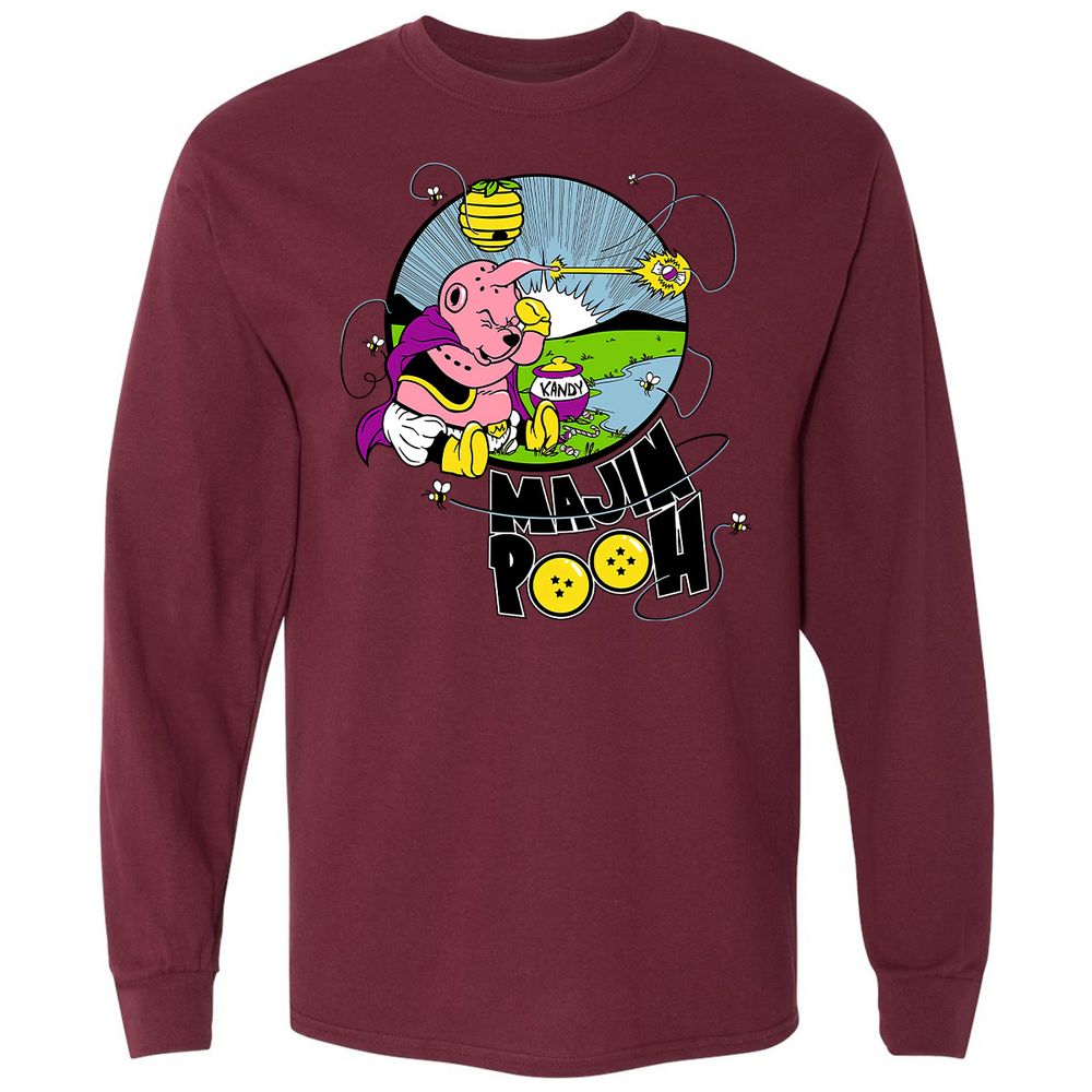 Long Sleeve T-Shirt - L1P57X82 - Maroon - 11