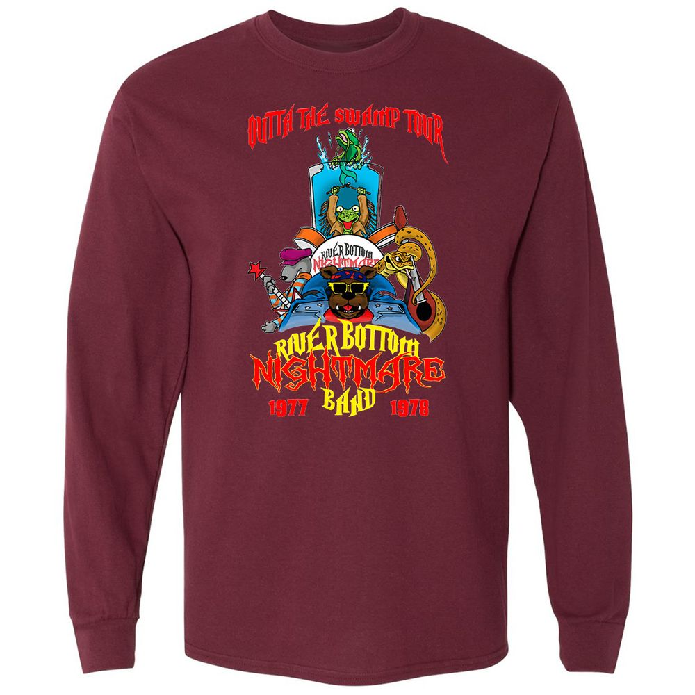 Long Sleeve T-Shirt - 9WQLHNLM - Maroon - 11