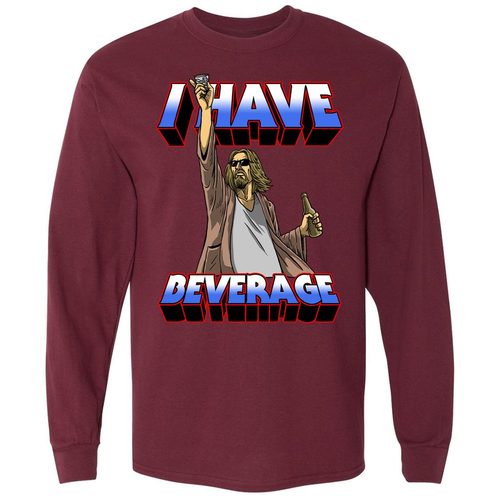 Long Sleeve T-Shirt - 9LLBEWP5 - Maroon - 11