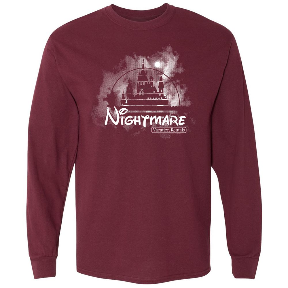 Long Sleeve T-Shirt - XEVNY8VY - Maroon - 11