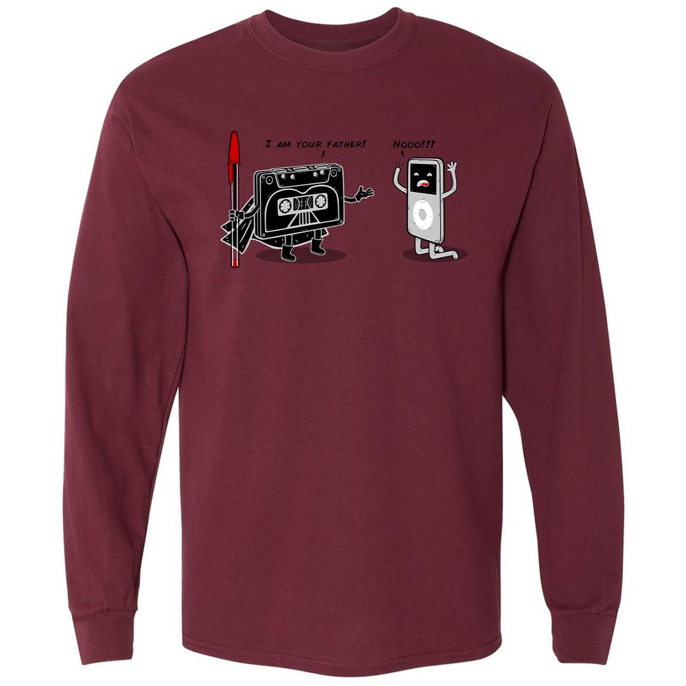 Long Sleeve T-Shirt - 89Y4AX37 - Maroon - 11