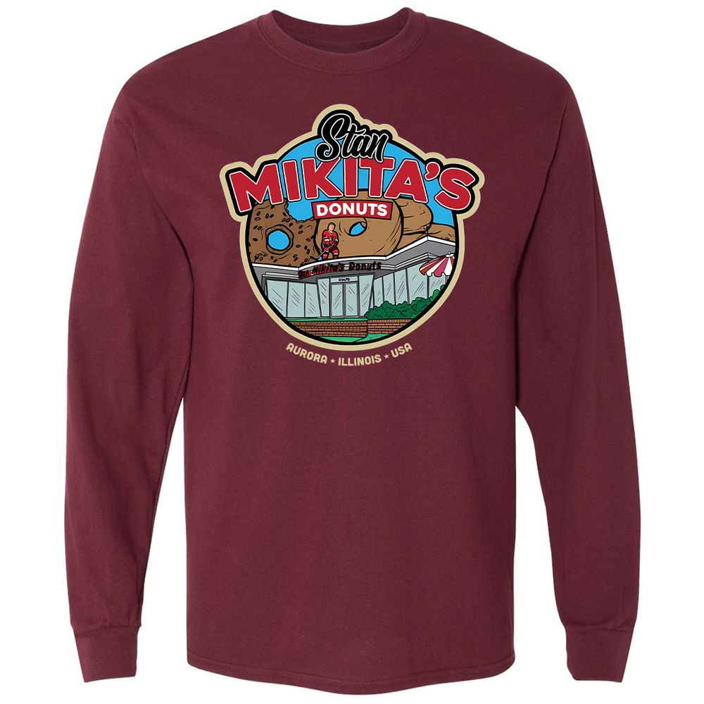 Long Sleeve T-Shirt - K875YL2Z - Maroon - 11