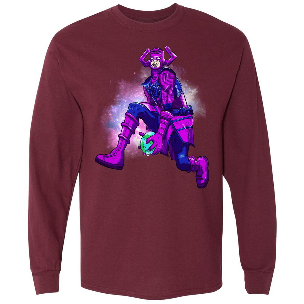 Long Sleeve T-Shirt - A6LGWJ19 - Maroon - 11