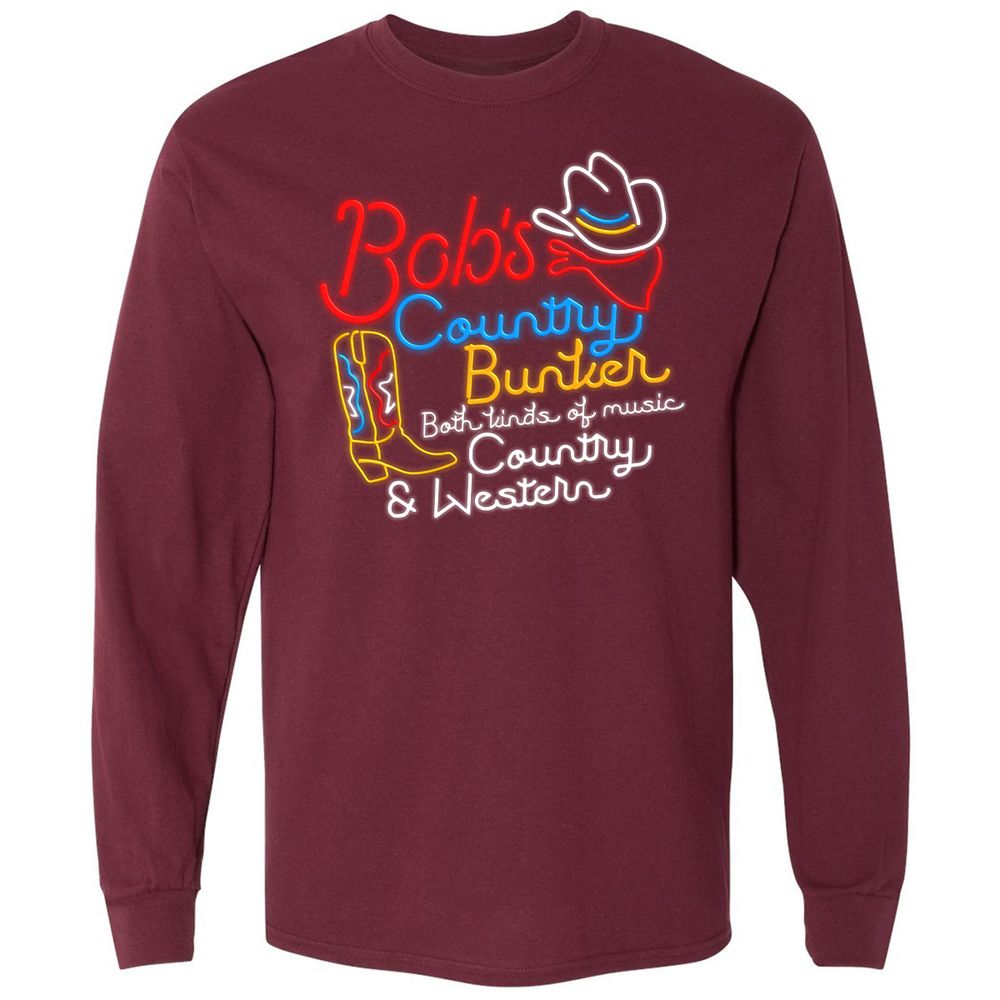 Long Sleeve T-Shirt - U5QWNCKQ - Maroon - 11