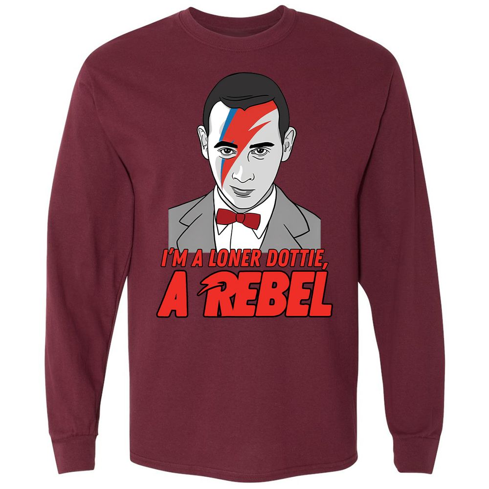 Long Sleeve T-Shirt - 5A2NTTQG - Maroon - 11