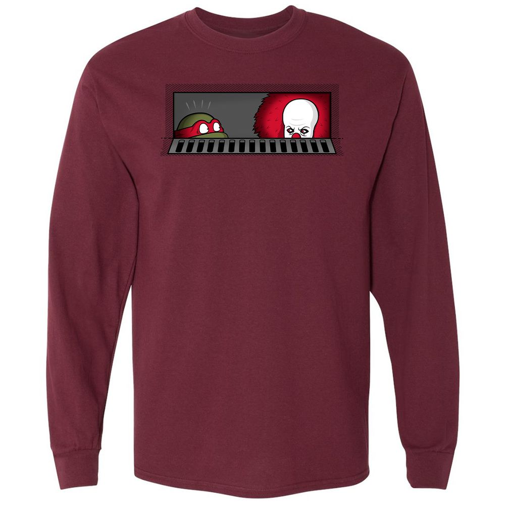 Long Sleeve T-Shirt - 3FHCRZ3C - Maroon - 11