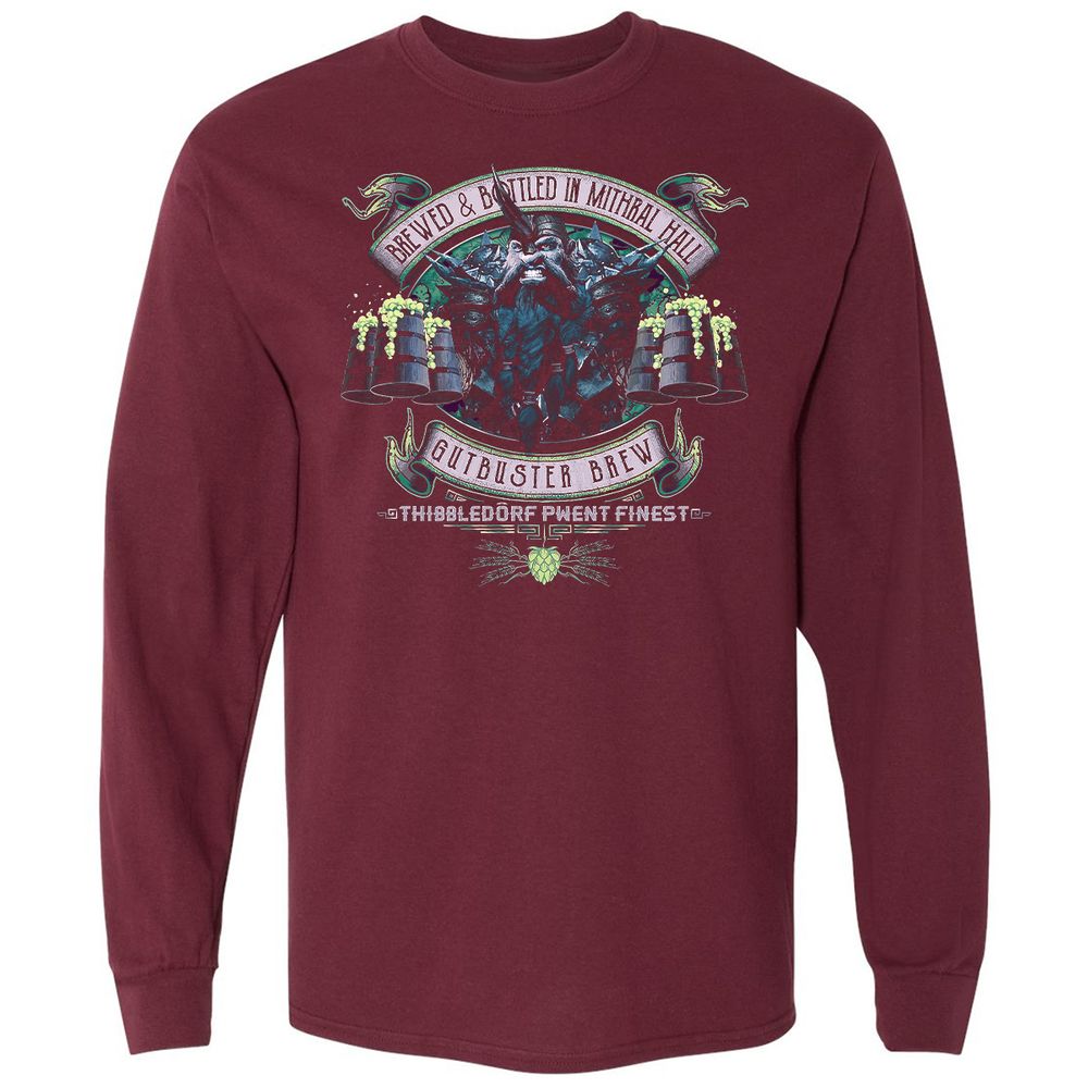 Long Sleeve T-Shirt - U41VSE24 - Maroon - 11