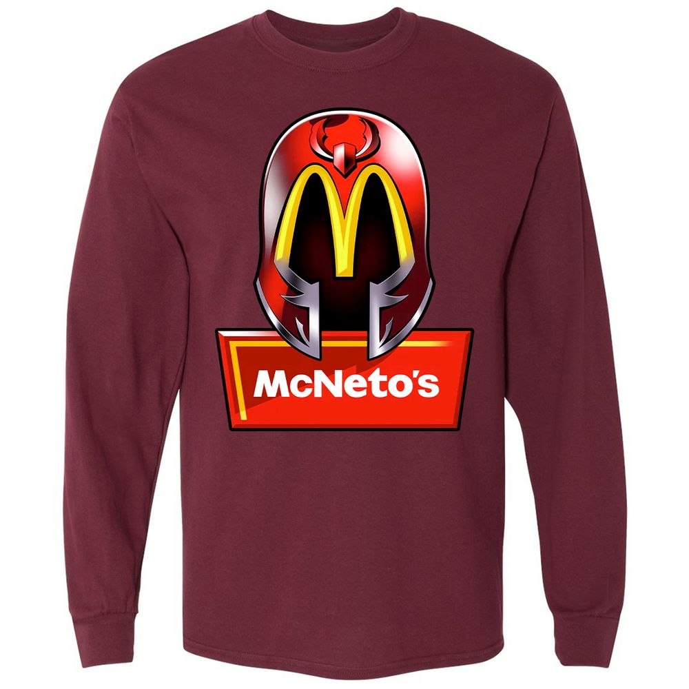 Long Sleeve T-Shirt - JRKYFQQJ - Maroon - 11