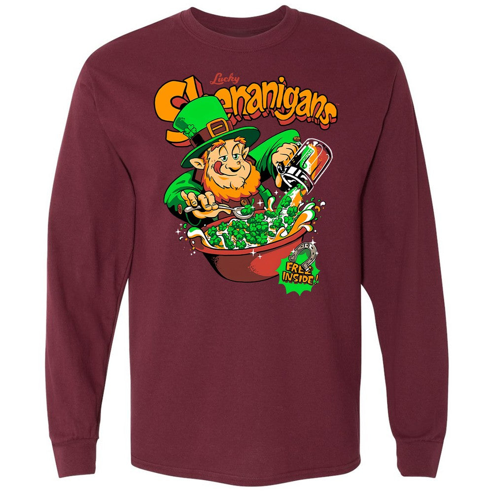 Long Sleeve T-Shirt - AAXJFVZ3 - Maroon - 11