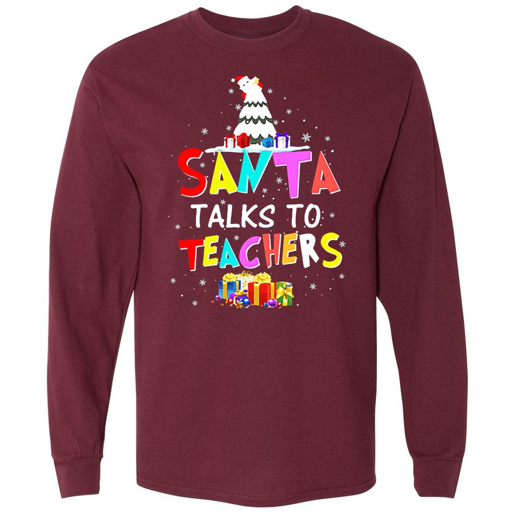 Long Sleeve T-Shirt - SNJHE9HS - Maroon - 11