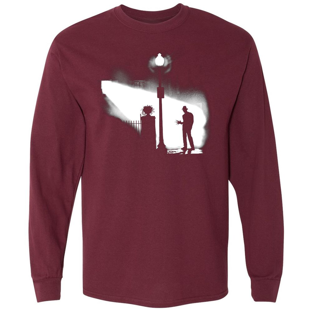 Long Sleeve T-Shirt - 88NWSXMA - Maroon - 11