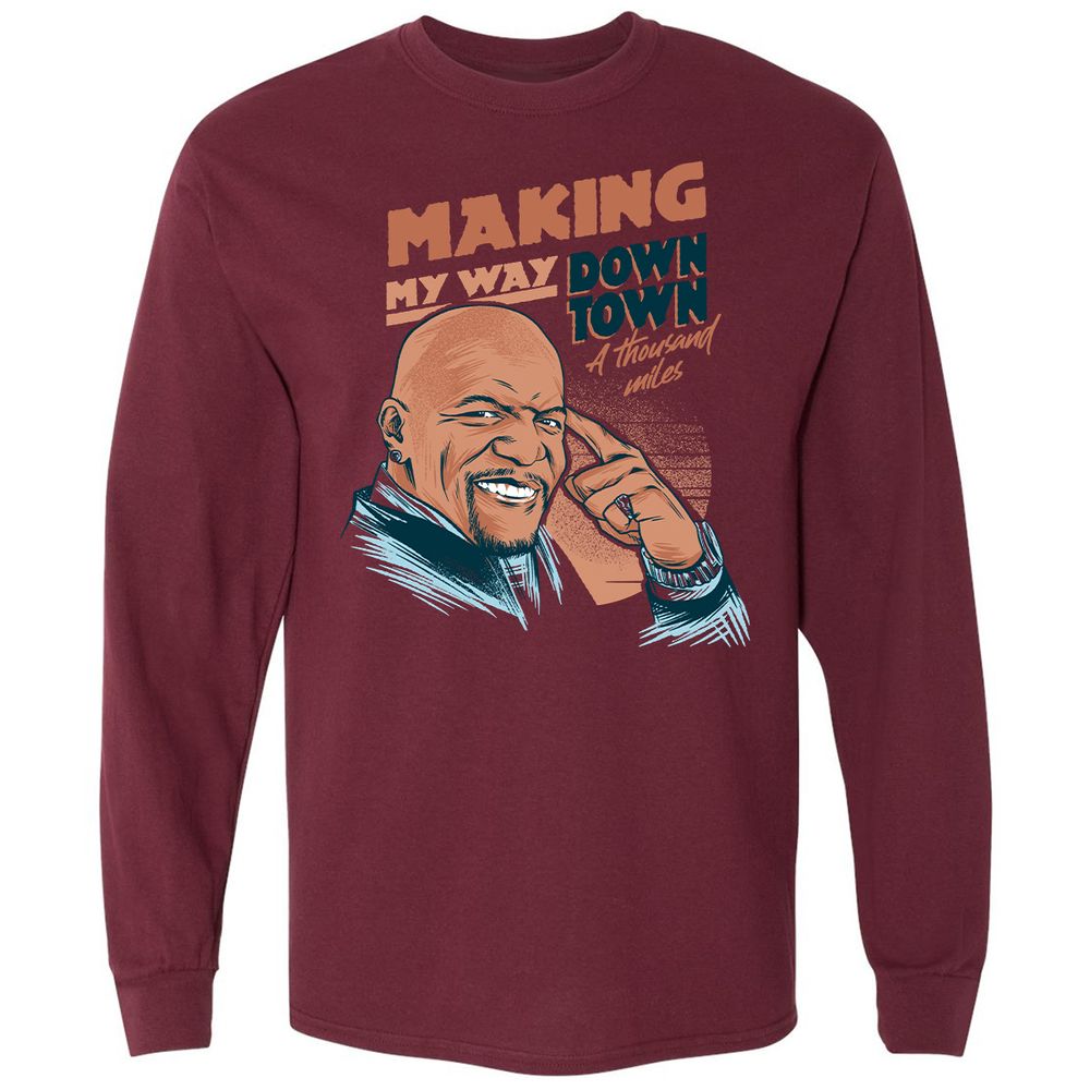 Long Sleeve T-Shirt - 5VGPGMVE - Maroon - 11
