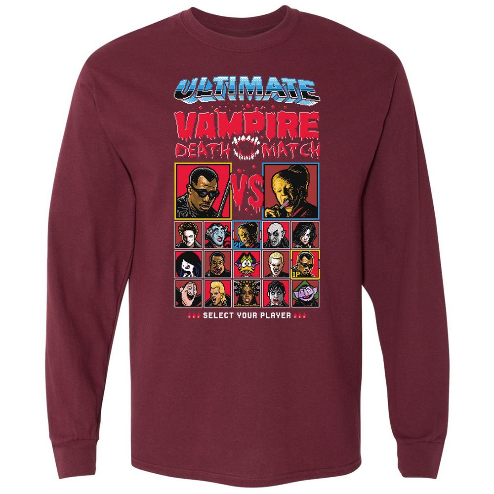 Long Sleeve T-Shirt - SAVJYWGV - Maroon - 11