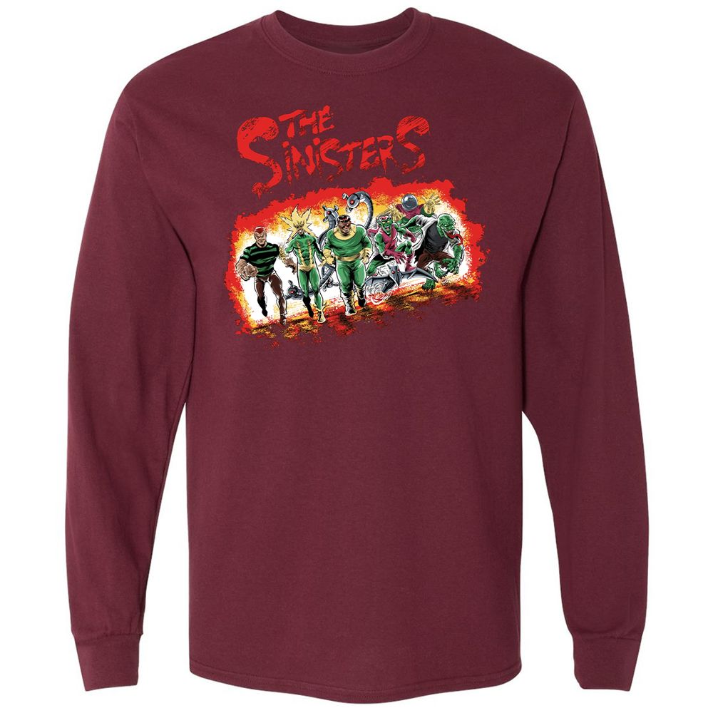 Long Sleeve T-Shirt - AT1AV44P - Maroon - 11