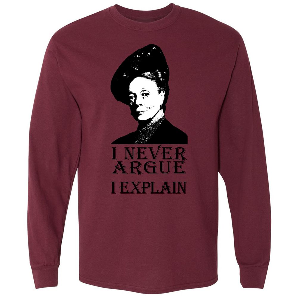 I never argue - Maroon - 11