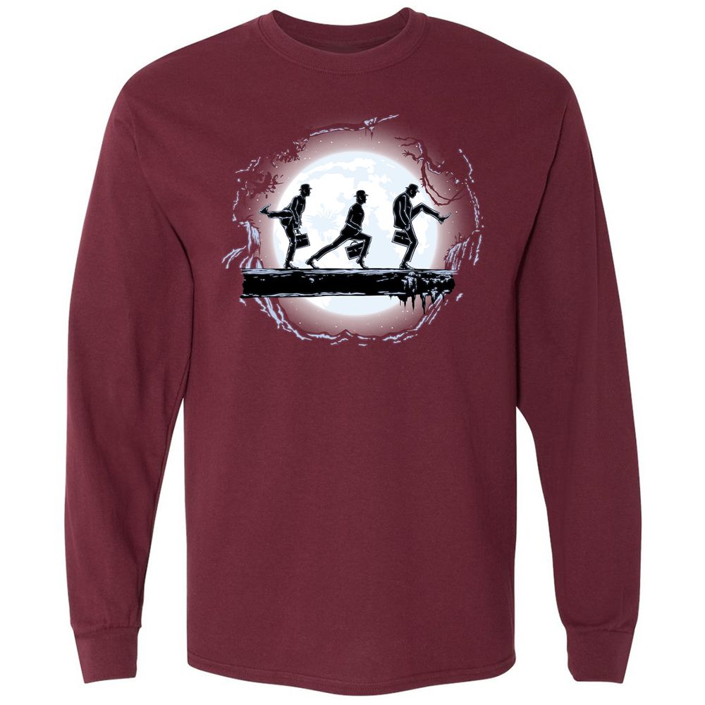 Long Sleeve T-Shirt - PGQ1UT5M - Maroon - 11