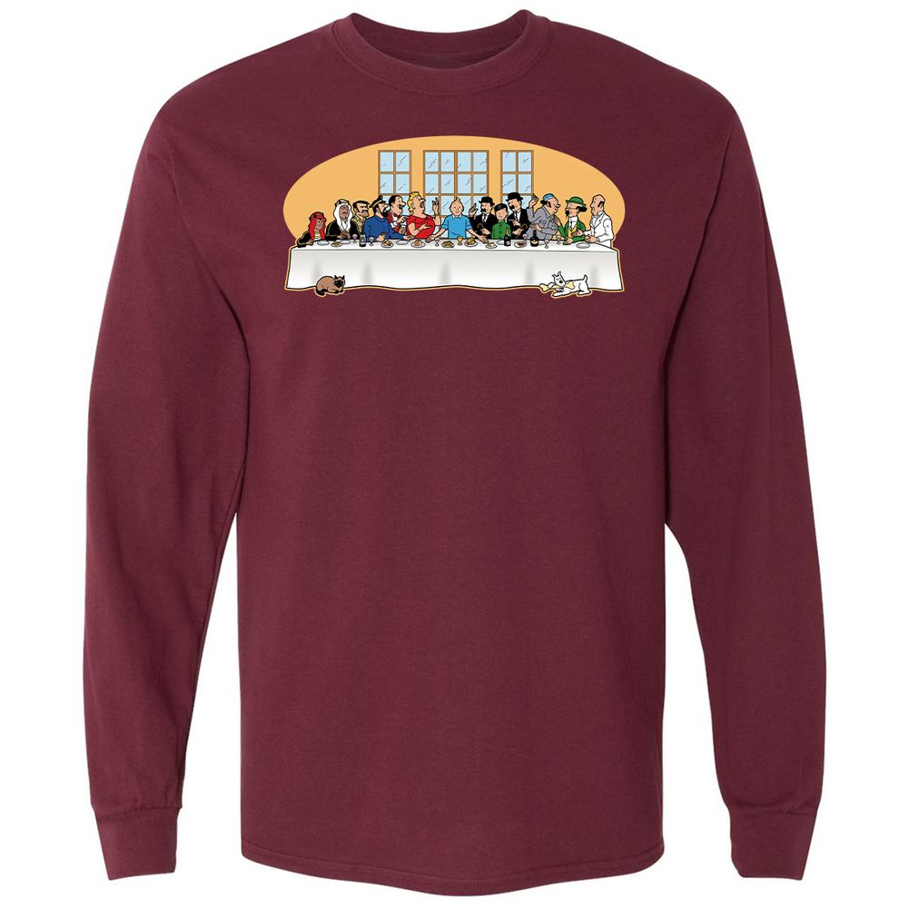 Long Sleeve T-Shirt - 121UTHS1 - Maroon - 11