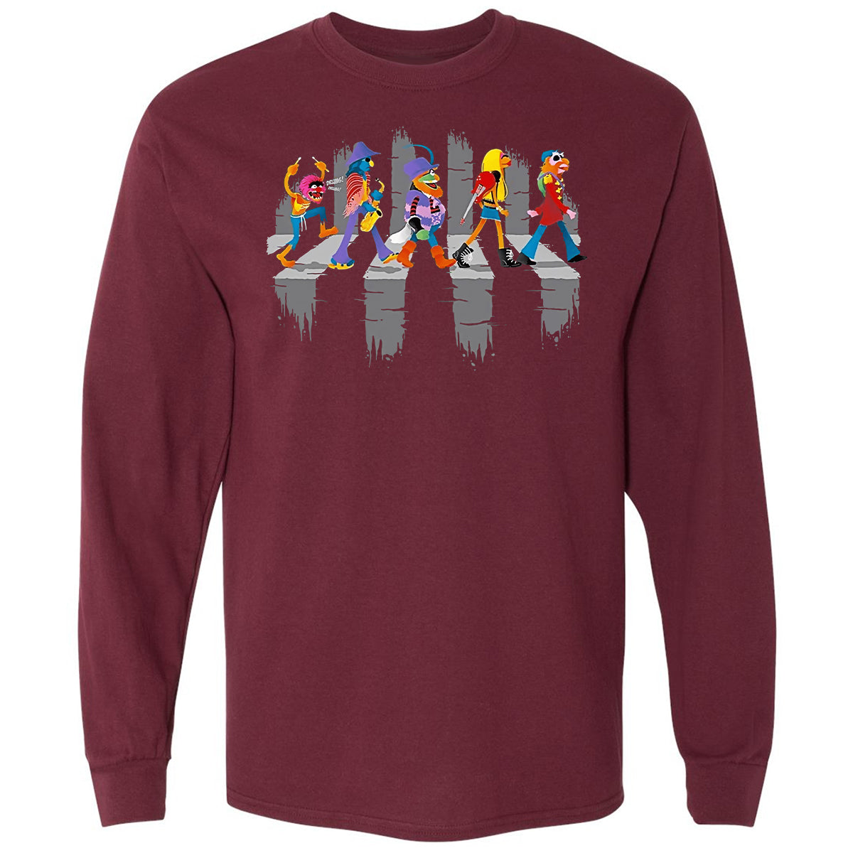 Long Sleeve T-Shirt - SRMFUGUP - Maroon - 11