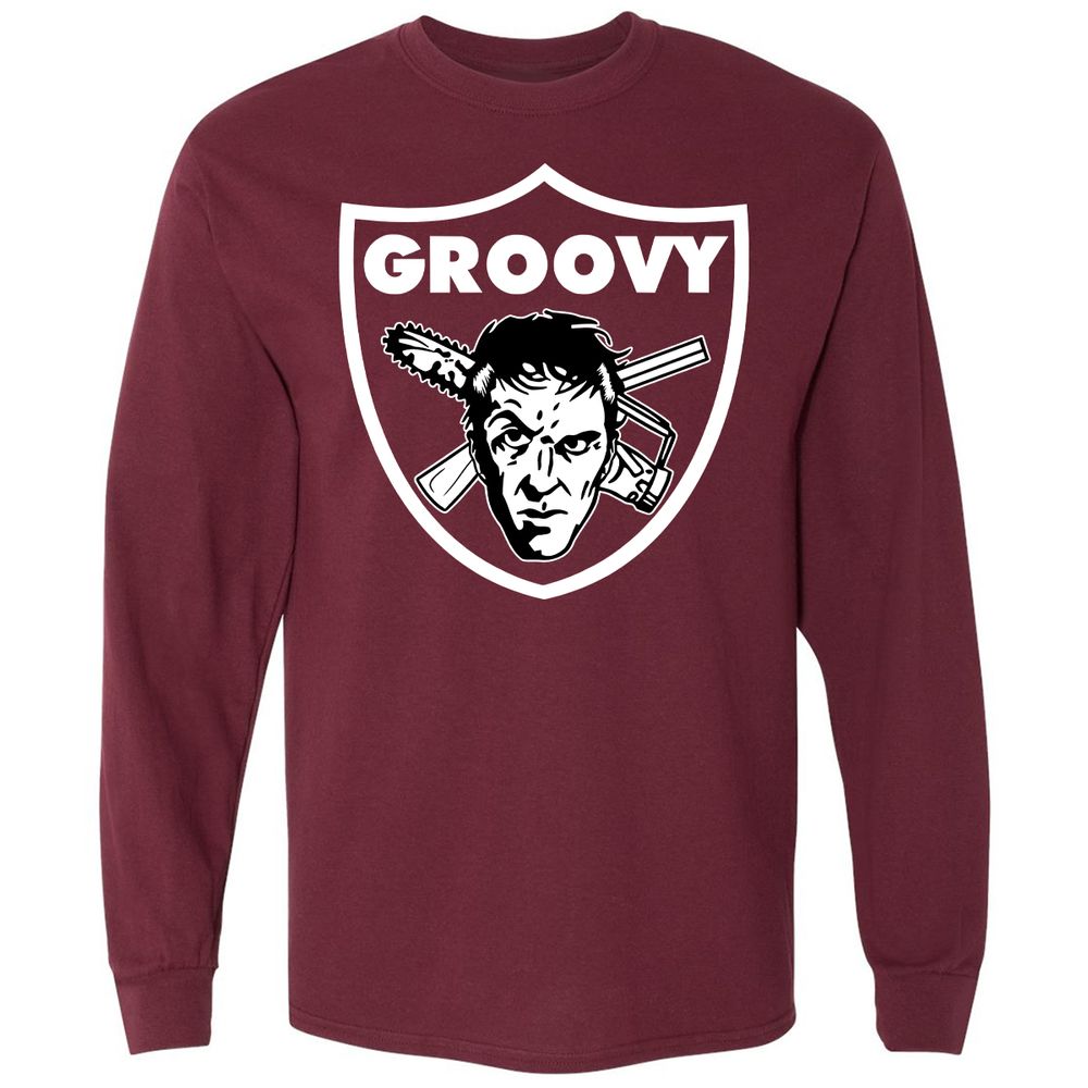 Long Sleeve T-Shirt - X2SPRJX5 - Maroon - 11