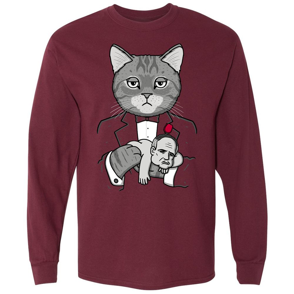 Long Sleeve T-Shirt - WNYSVSMK - Maroon - 11