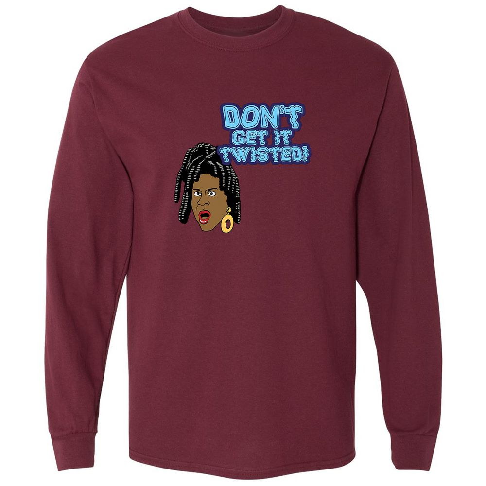 Long Sleeve T-Shirt - 2DMYL6KU - Maroon - 11