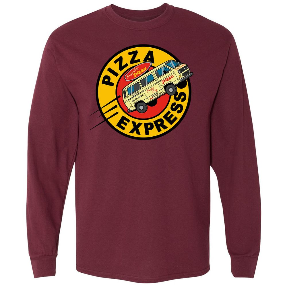 Long Sleeve T-Shirt - E7HASZ6L - Maroon - 11