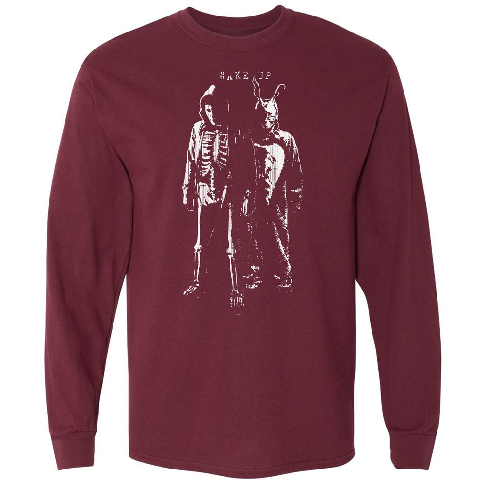 Long Sleeve T-Shirt - KCTG3QF1 - Maroon - 11