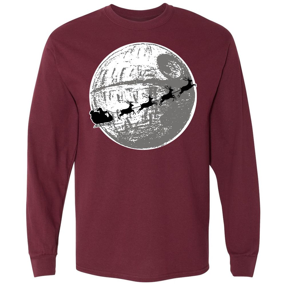 Long Sleeve T-Shirt - GX1GMTT3 - Maroon - 11