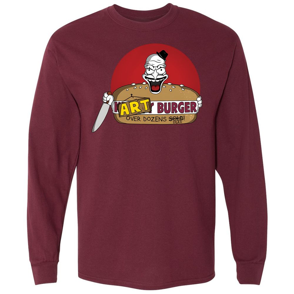 Long Sleeve T-Shirt - 9CP3P913 - Maroon - 11