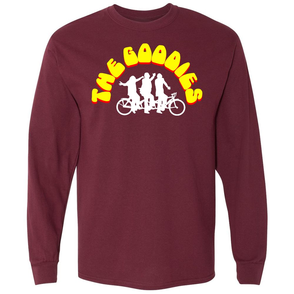 Long Sleeve T-Shirt - BJ3KXX2B - Maroon - 11