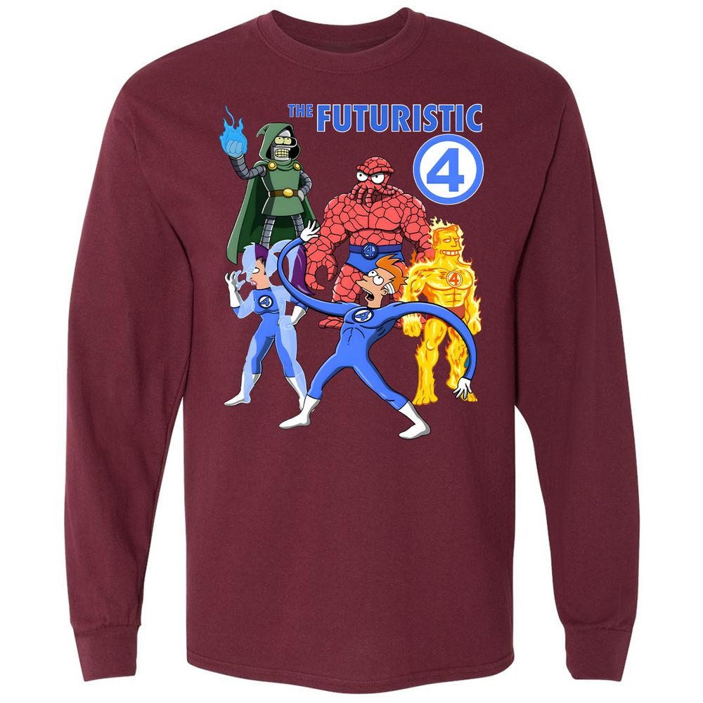 Long Sleeve T-Shirt - RXZ95WC1 - Maroon - 11