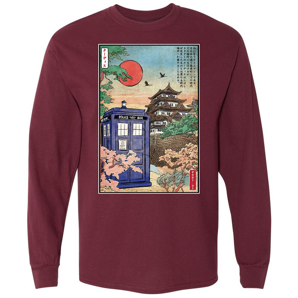 Long Sleeve T-Shirt - 825XUB3S - Maroon - 11