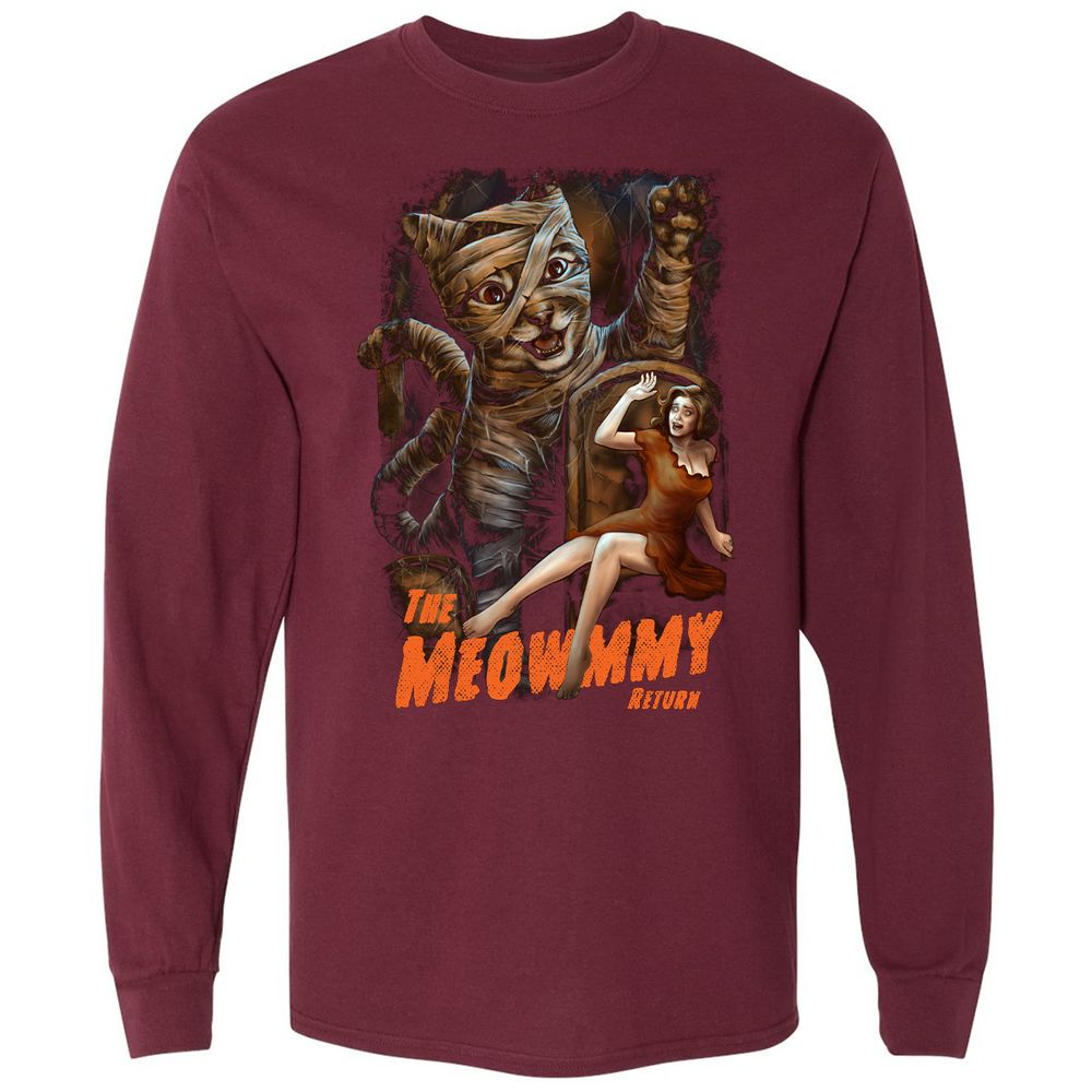 Long Sleeve T-Shirt - 2BWYUXYF - Maroon - 11