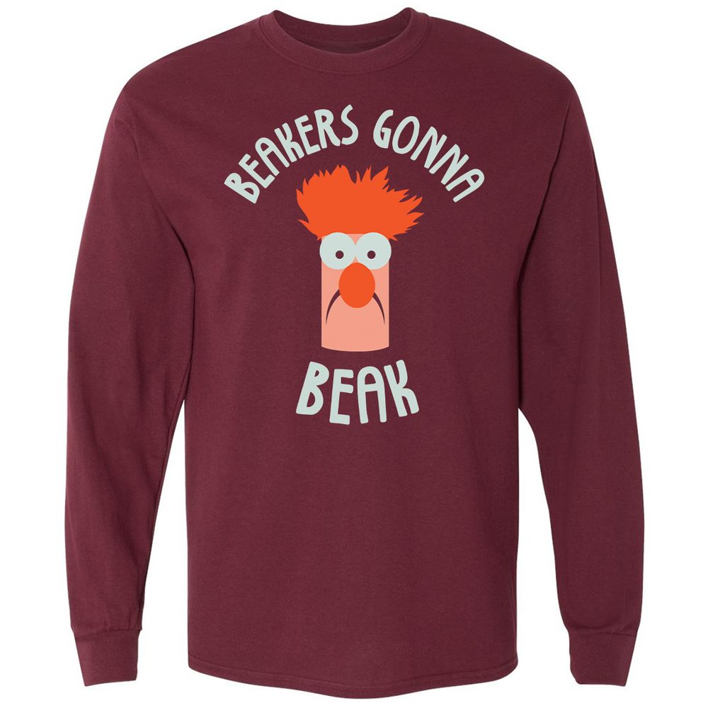 Long Sleeve T-Shirt - HB692YKT - Maroon - 11