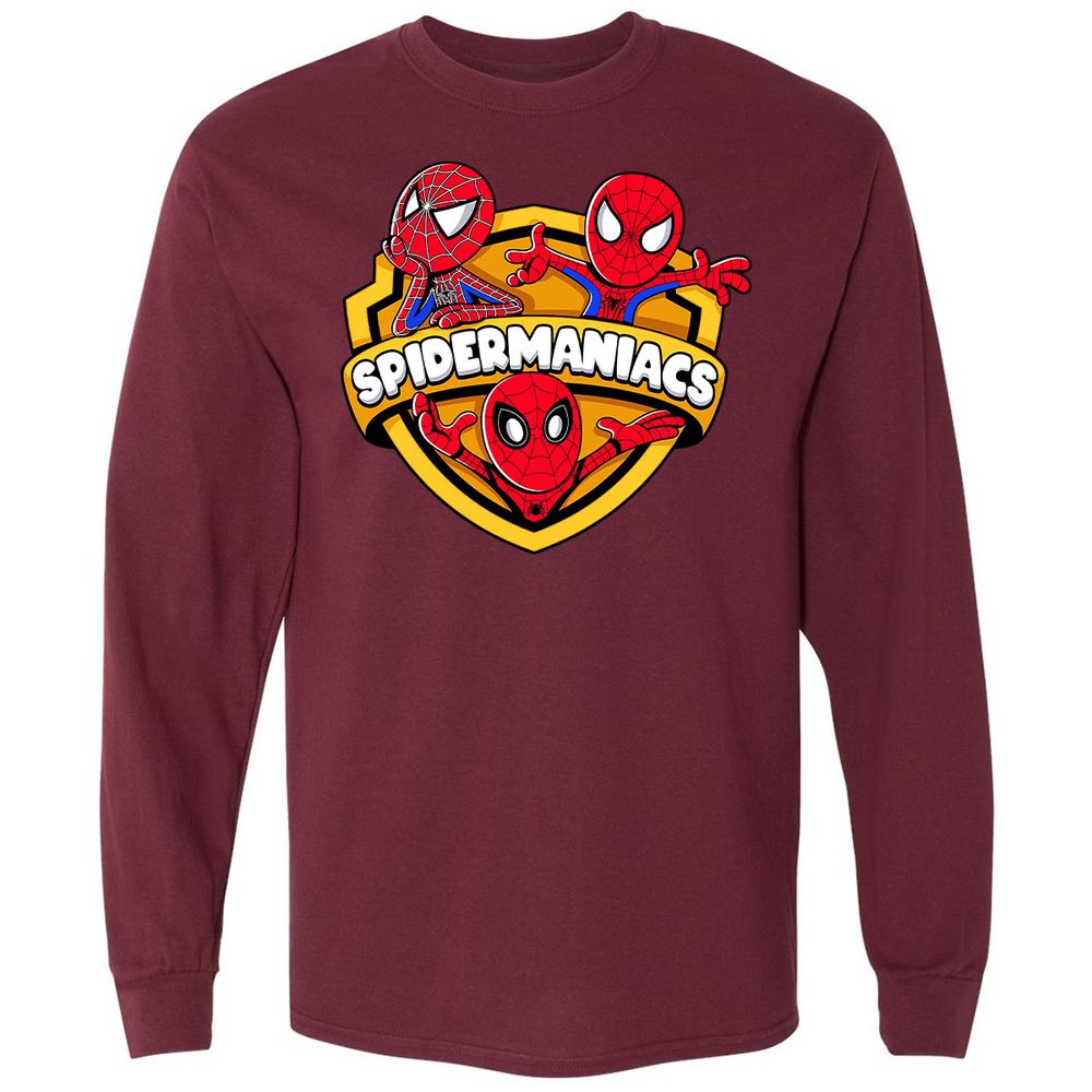 Long Sleeve T-Shirt - 3C2UVDG8 - Maroon - 11