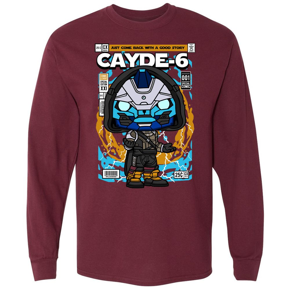 Long Sleeve T-Shirt - 84EP2FNF - Maroon - 11