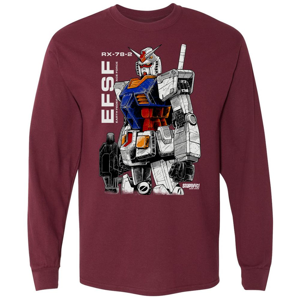 Long Sleeve T-Shirt - T2174R28 - Maroon - 11