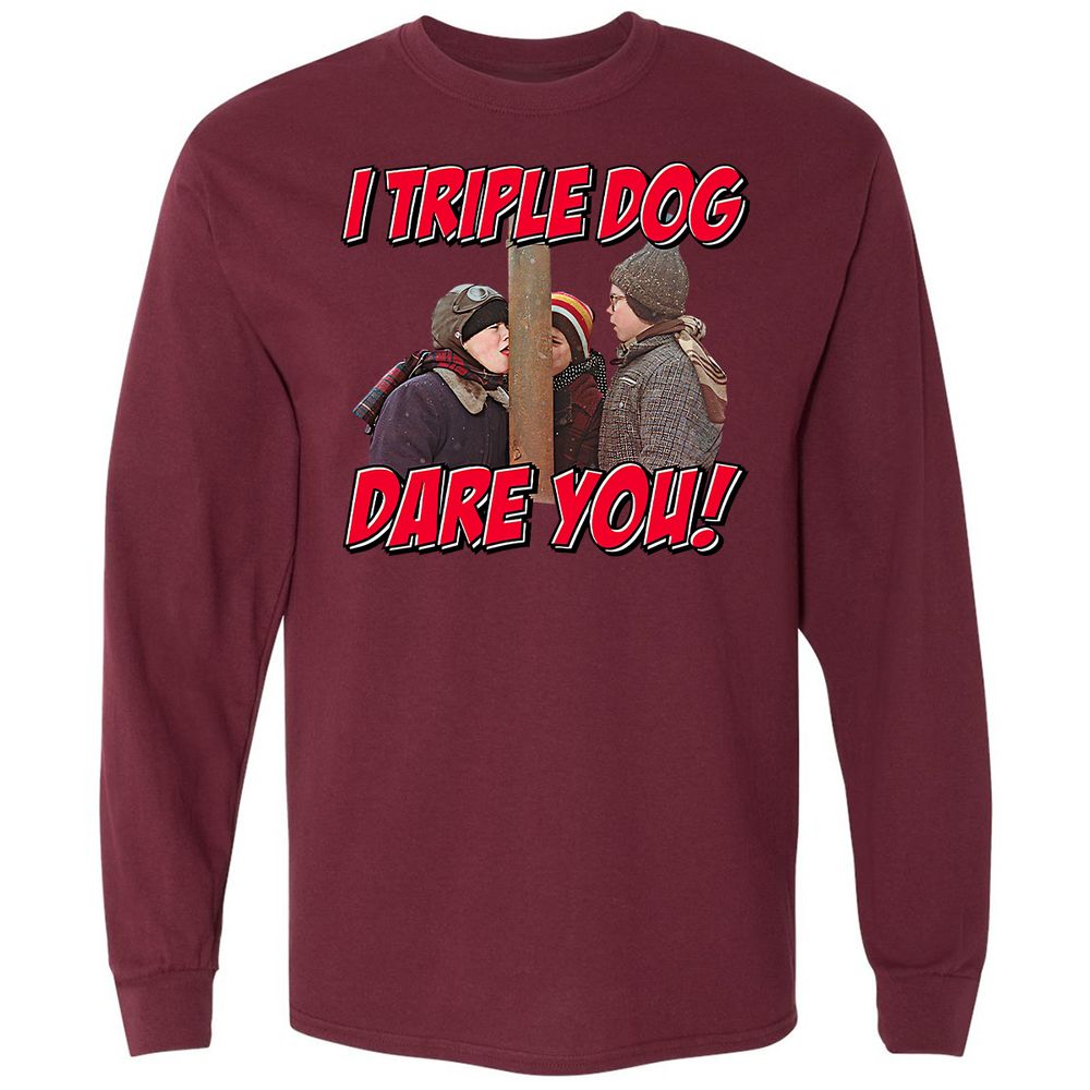 Long Sleeve T-Shirt - VDXFWF6P - Maroon - 11
