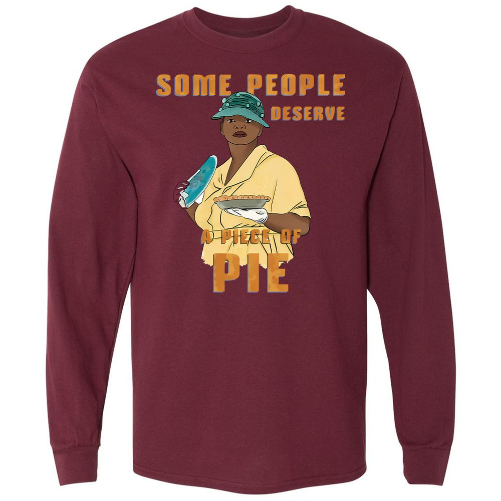 Long Sleeve T-Shirt - 67HNG2XW - Maroon - 11